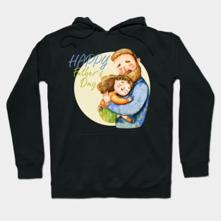 happy fathers day - father and daughter Hoodie